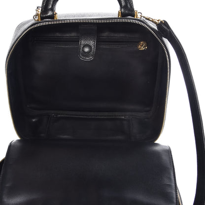 Chanel Caviar CC Vanity Cosmetic Case Black 10 of 12