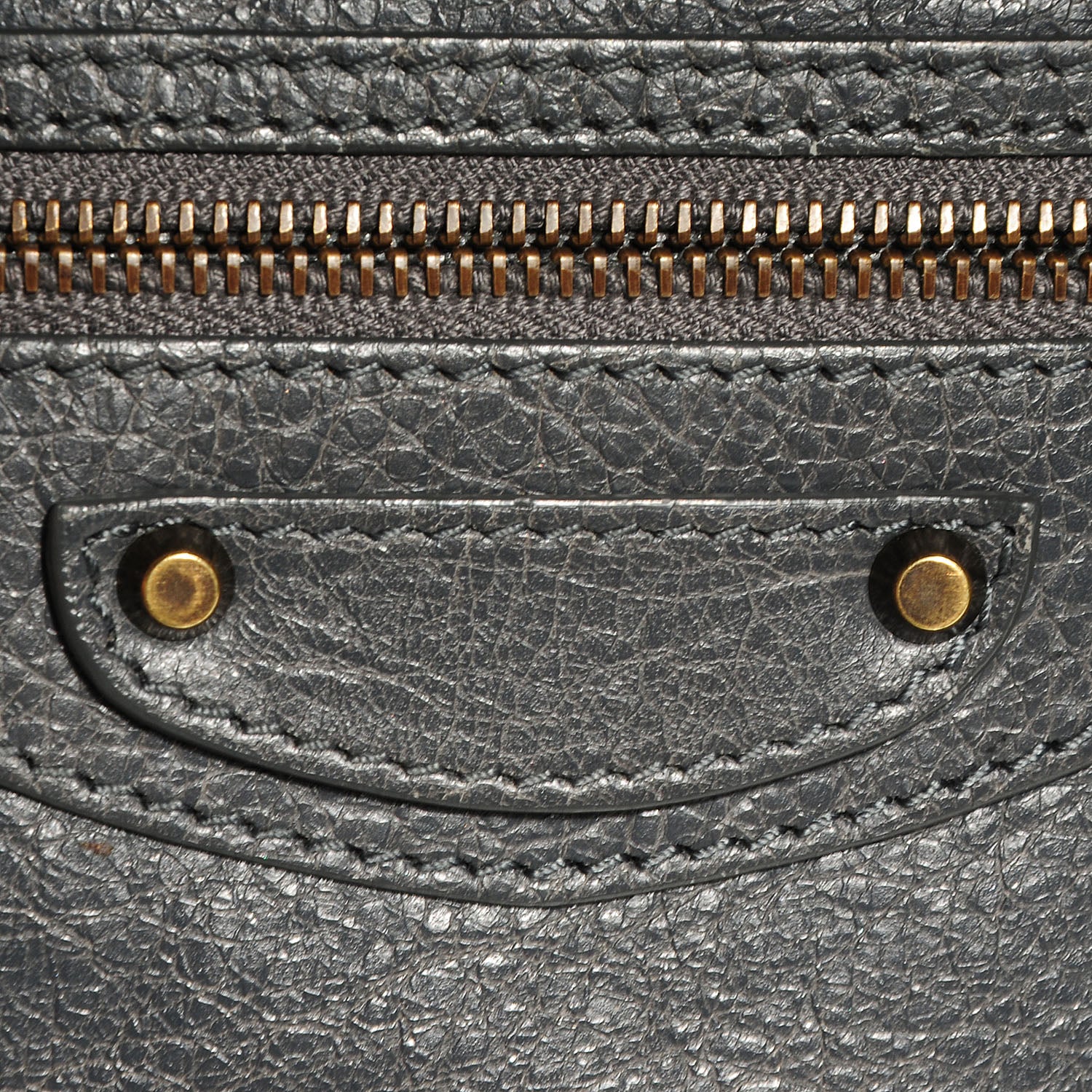 Balenciaga Agneau Classic Hardware Flat Crossbody Gris Tarmac 6 of 13