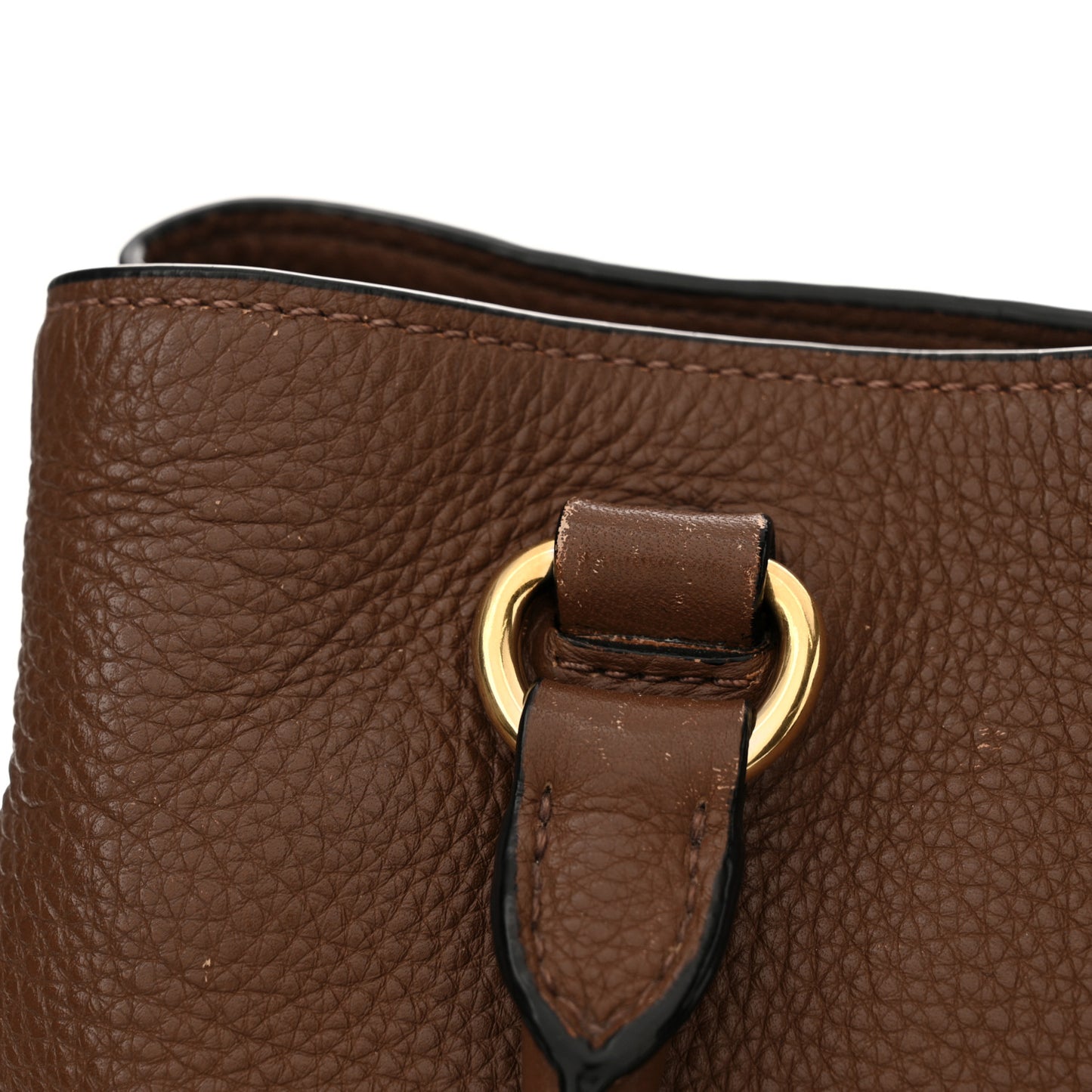 Vitello Daino Shoulder Bag Bruciato