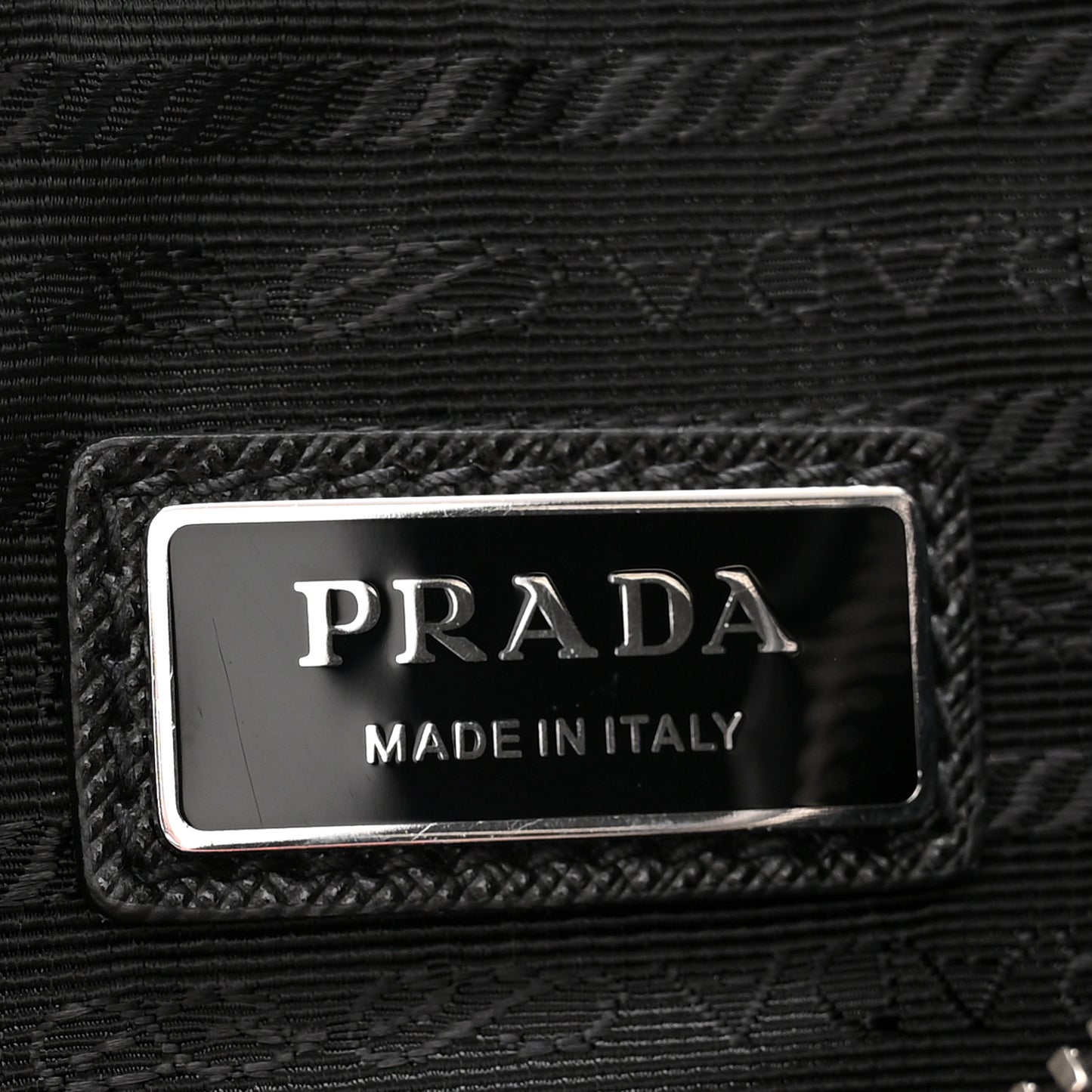 Saffiano Travel Pocket Zippered Shoulder Bag Black