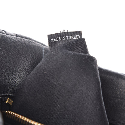 Miu Miu Nappa Matelasse Top Handle Satchel Black 7 of 10