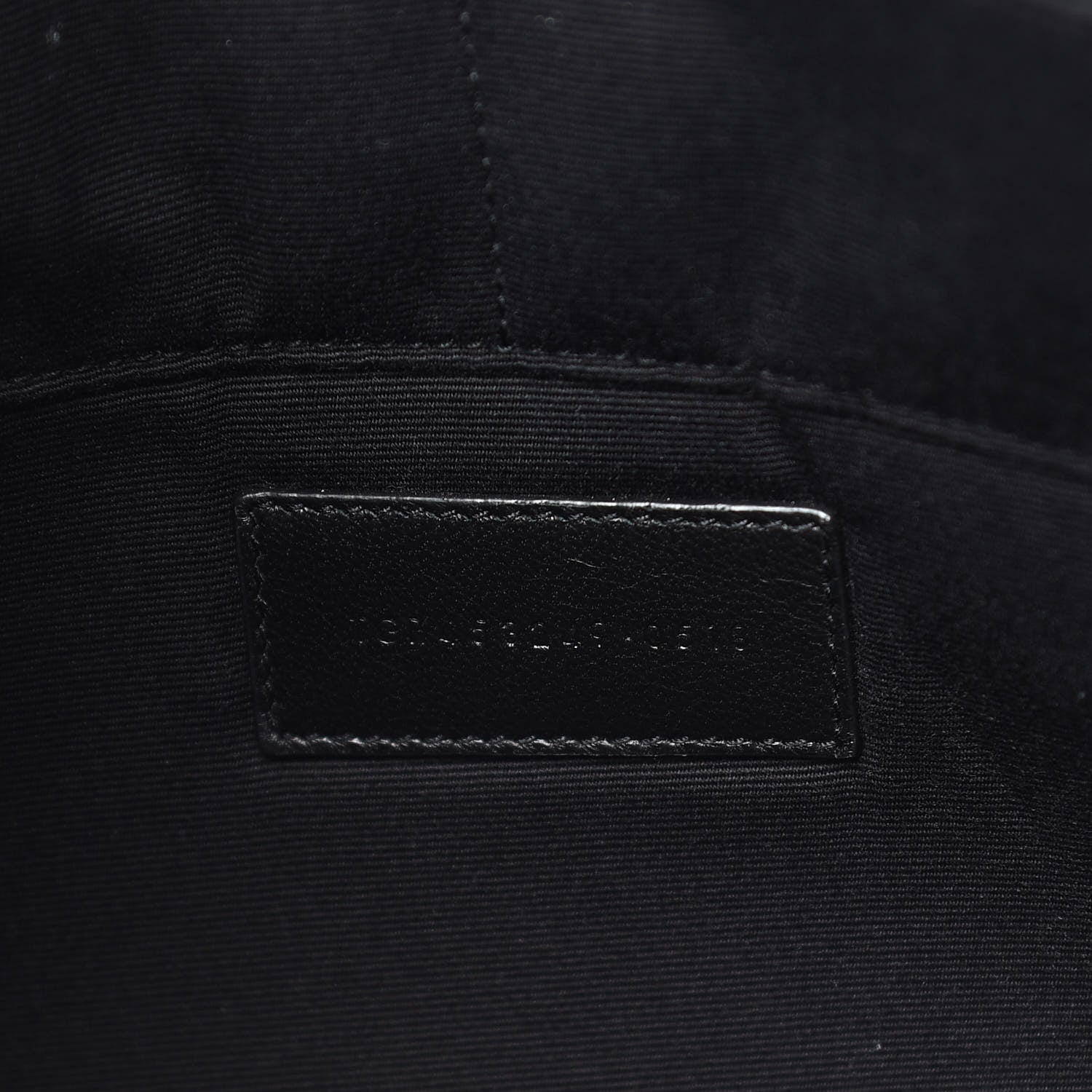 Saint Laurent Calfskin Crocodile Embossed Monogram iPad Case Black 7 of 12