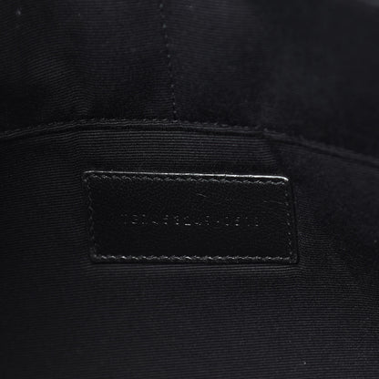 Saint Laurent Calfskin Crocodile Embossed Monogram iPad Case Black 7 of 12