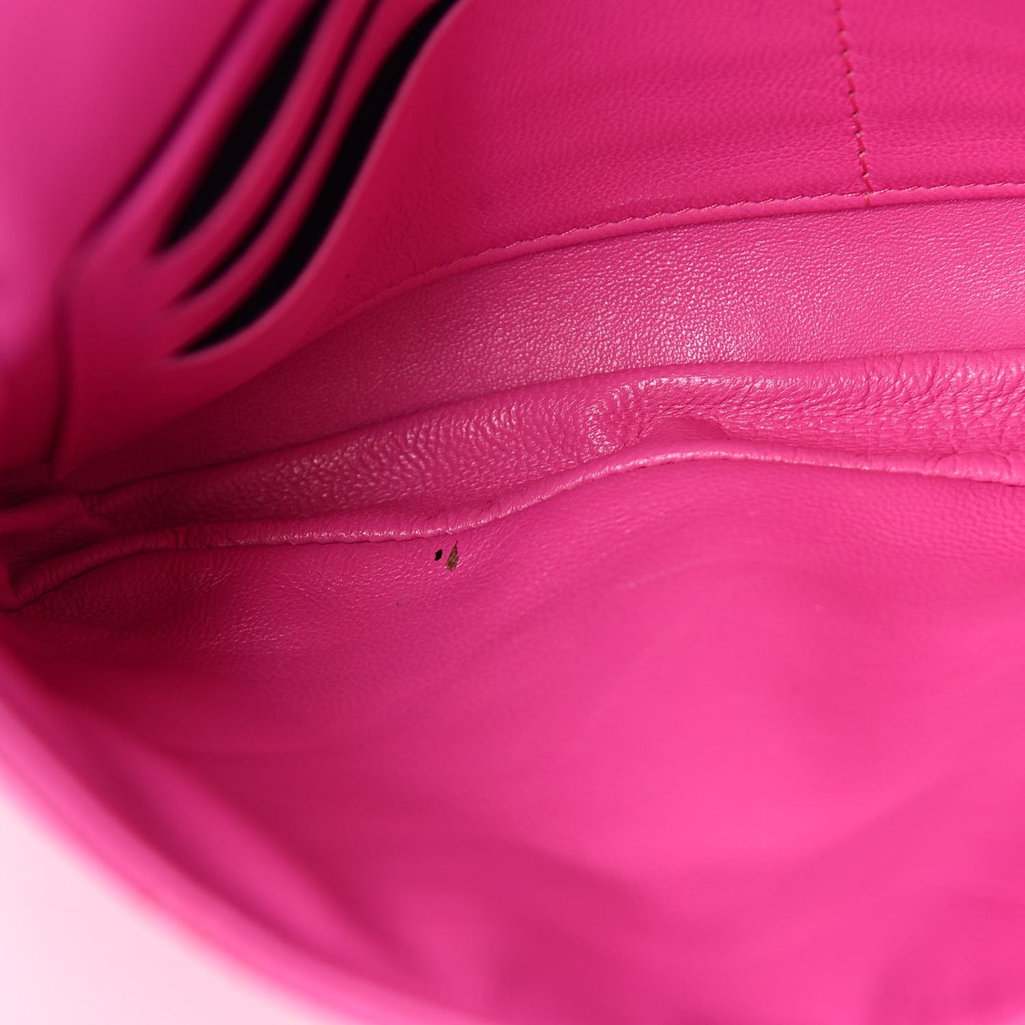 Lambskin Cannage New Lock Pouch Rose Sorbet
