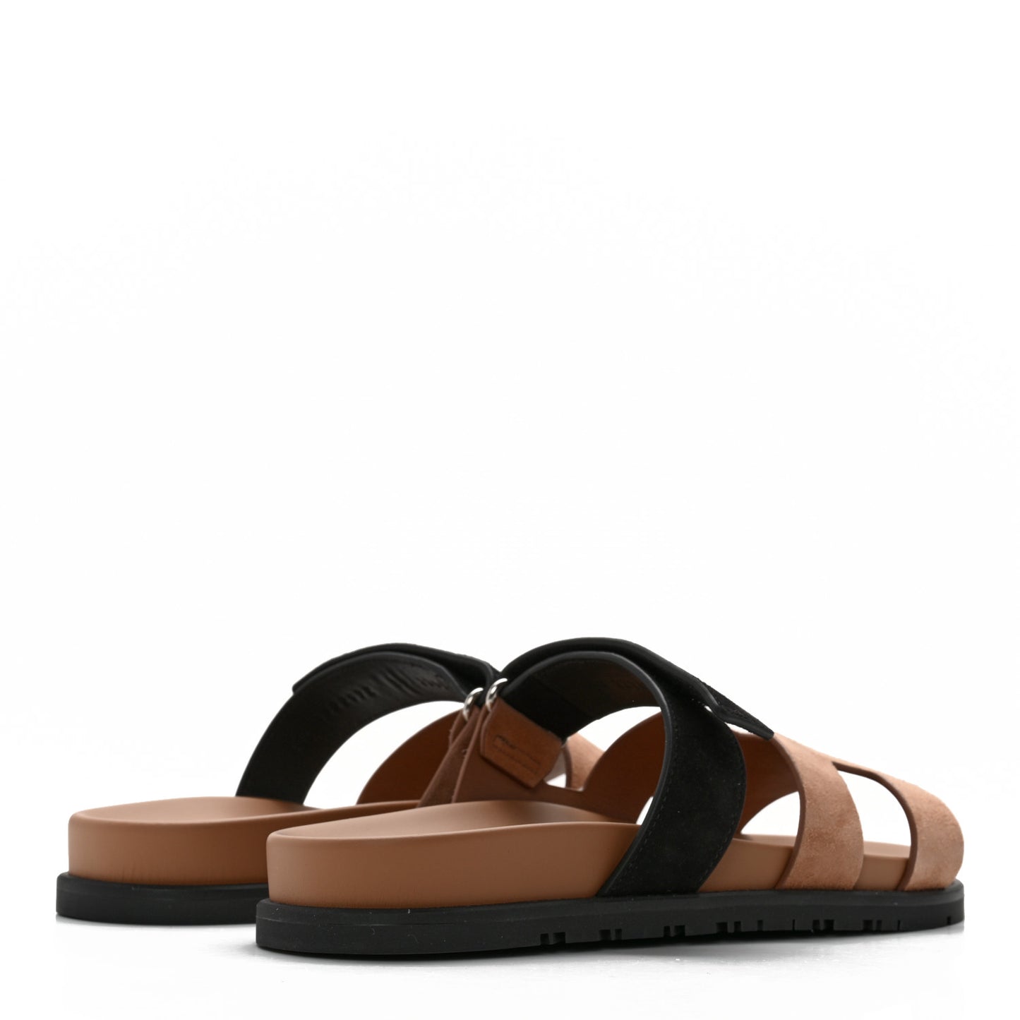 Suede Goatskin Womens Chypre Sandals 39 Rose Perle Black