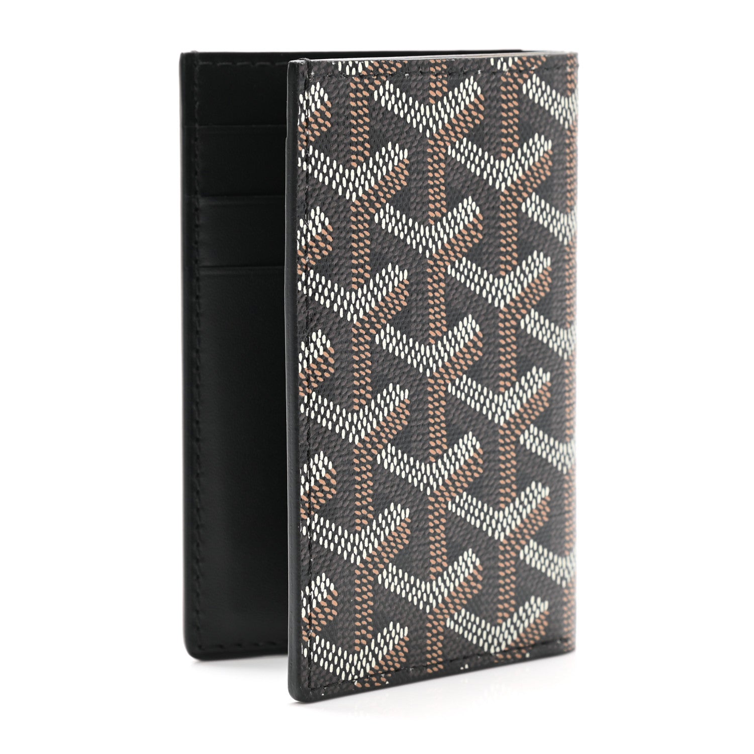 Goyard Goyardine Saint Pierre Card Holder Black 3 of 6