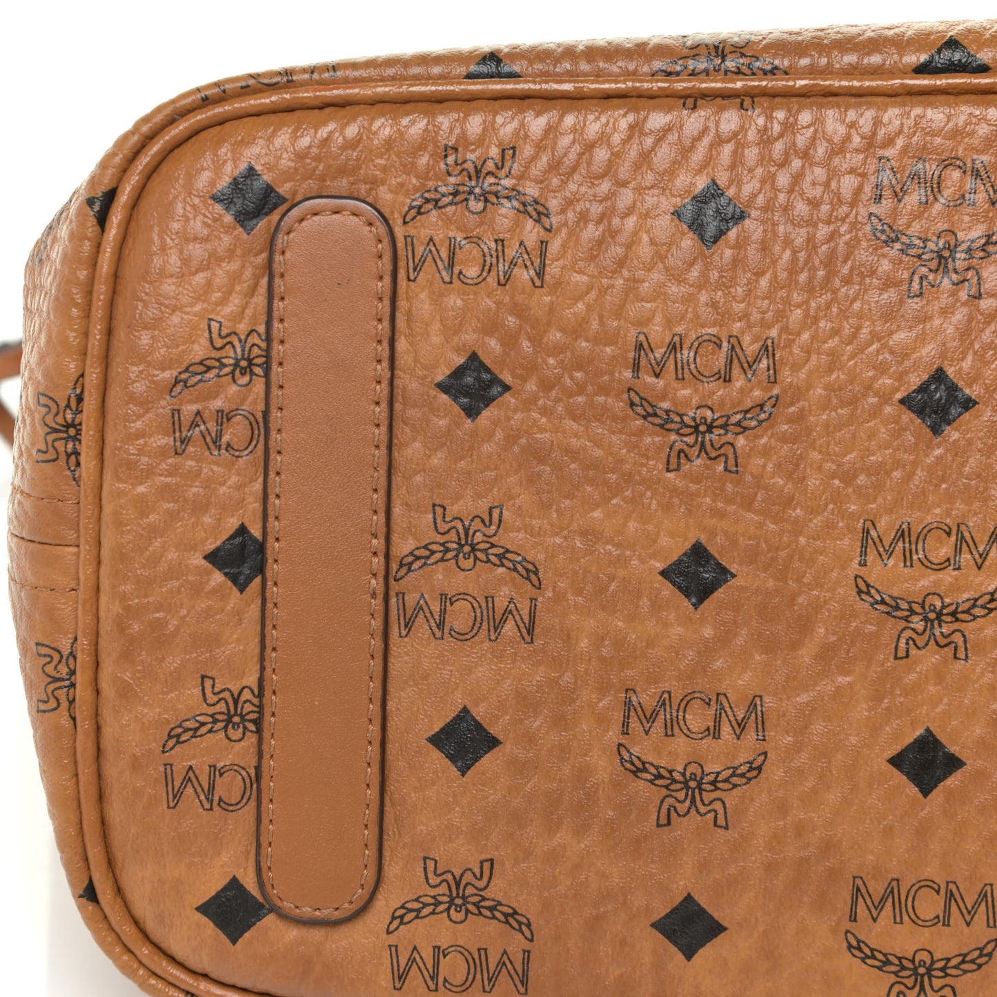 Visetos Medium Liz Reversible Shopper Tote Cognac