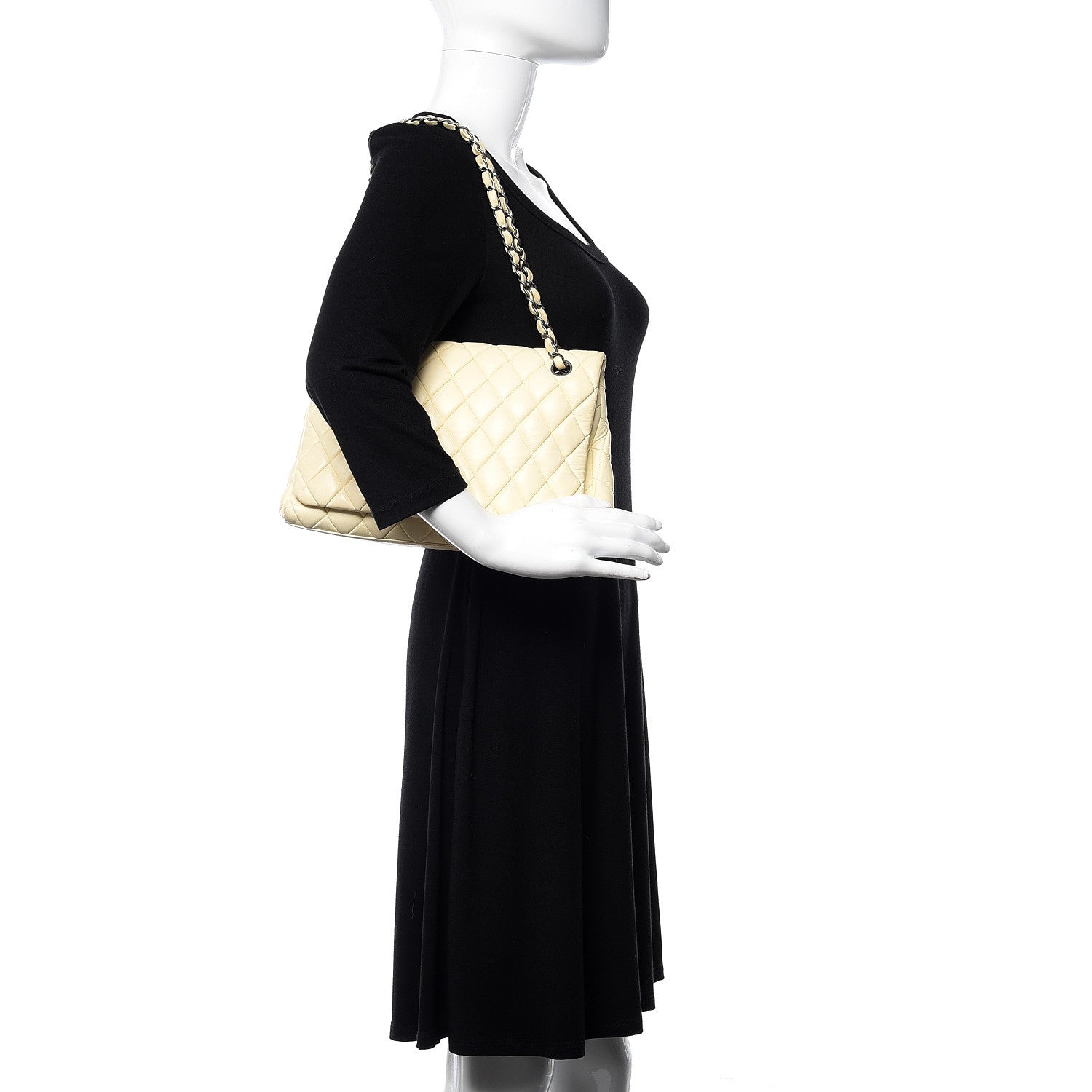 Chanel Lambskin Large New Bubble Flap Ivory 2 of 15