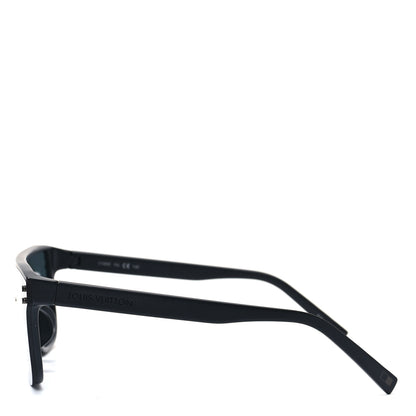 Louis Vuitton Acetate LV Waimea Square Sunglasses Z1082E Black 2 of 7