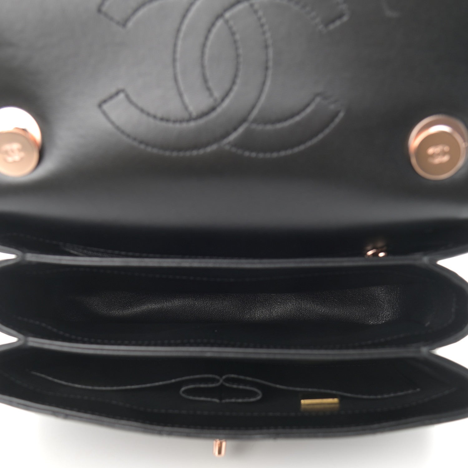 Chanel Lambskin Quilted Small Trendy CC Dual Handle Flap Bag Black 5 of 11