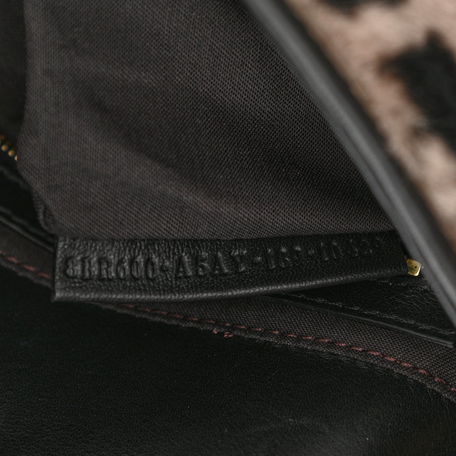 Fendi Shearling Vitello Dolce Macro FF 1974 Baguette White Ice Tortora Tobacco 8 of 11