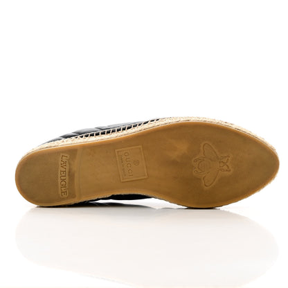 Gucci Nappa Matelasse GG Marmont Espadrilles 41 Black 12 of 14