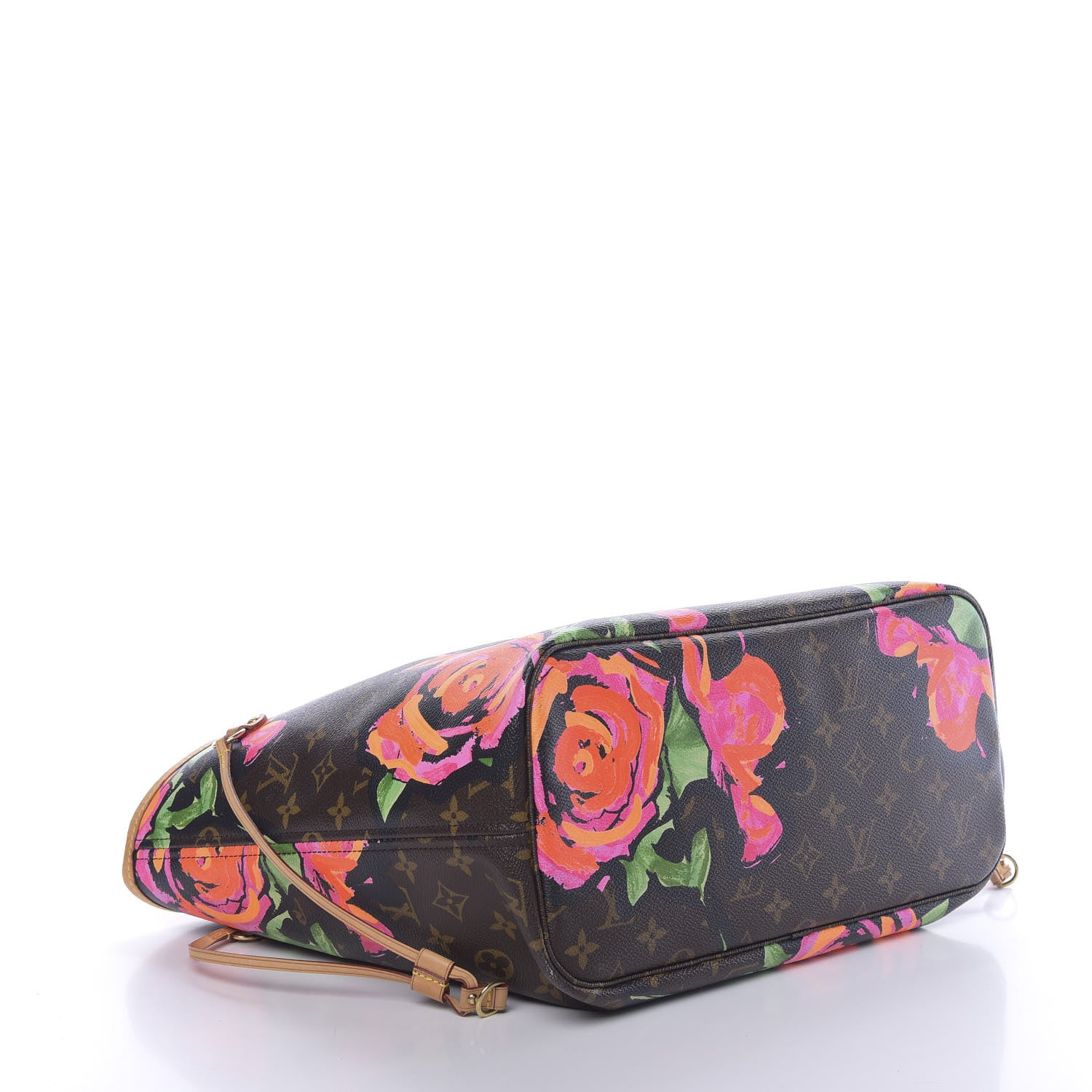 Louis Vuitton Monogram Roses Neverfull MM 4 of 10