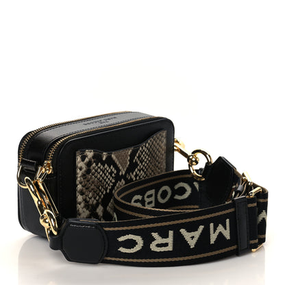 Marc Jacobs Calfskin Snake Embossed Snapshot Camera Bag 3 of 10