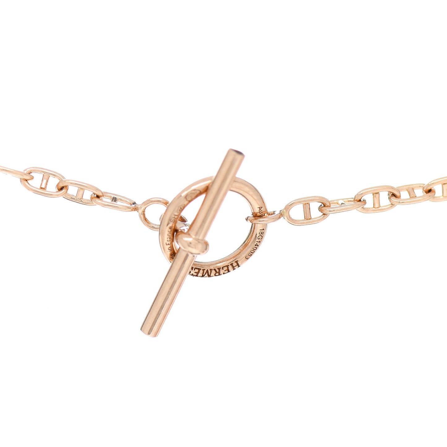 18K Rose Gold TPM Farandole Pendant Necklace SH