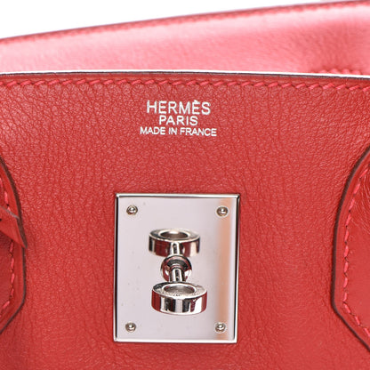 Hermes Swift Birkin 30 Rouge Garance 15 of 27
