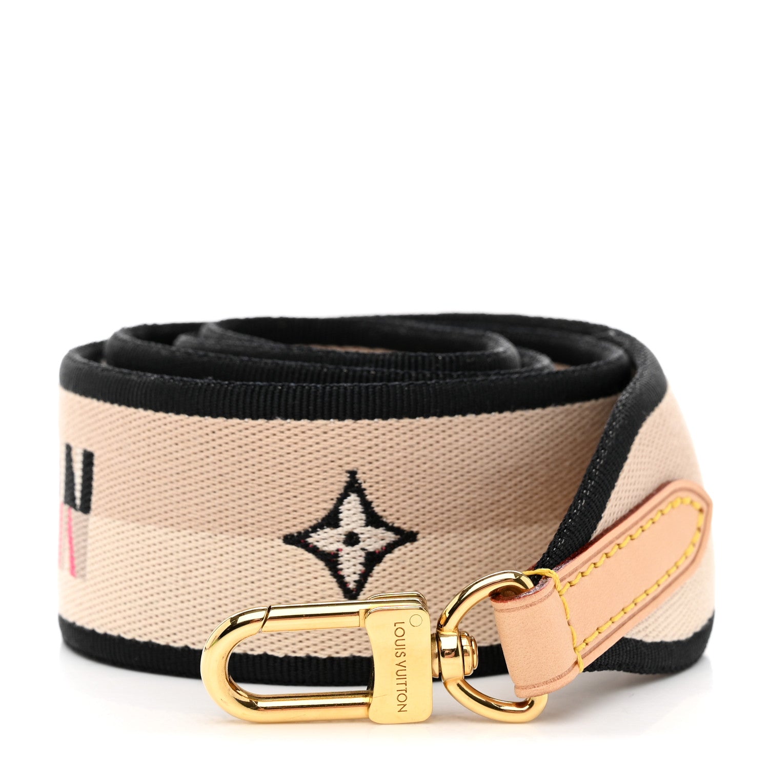 Louis Vuitton Jacquard Speedy Bandouliere 20 Shoulder Strap Black 1 of 5