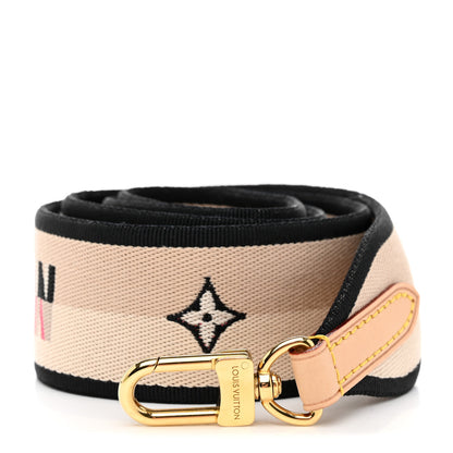 Louis Vuitton Jacquard Speedy Bandouliere 20 Shoulder Strap Black 1 of 5