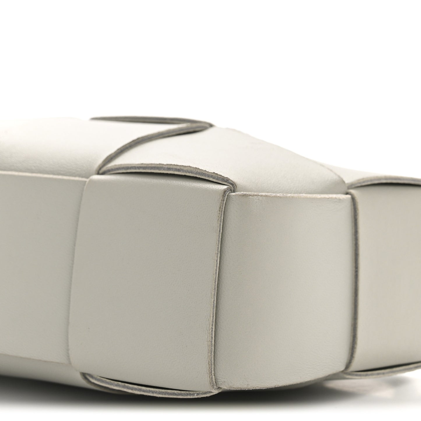 Nappa Maxi Intreccio Mini Arco East West Tote Agate Grey