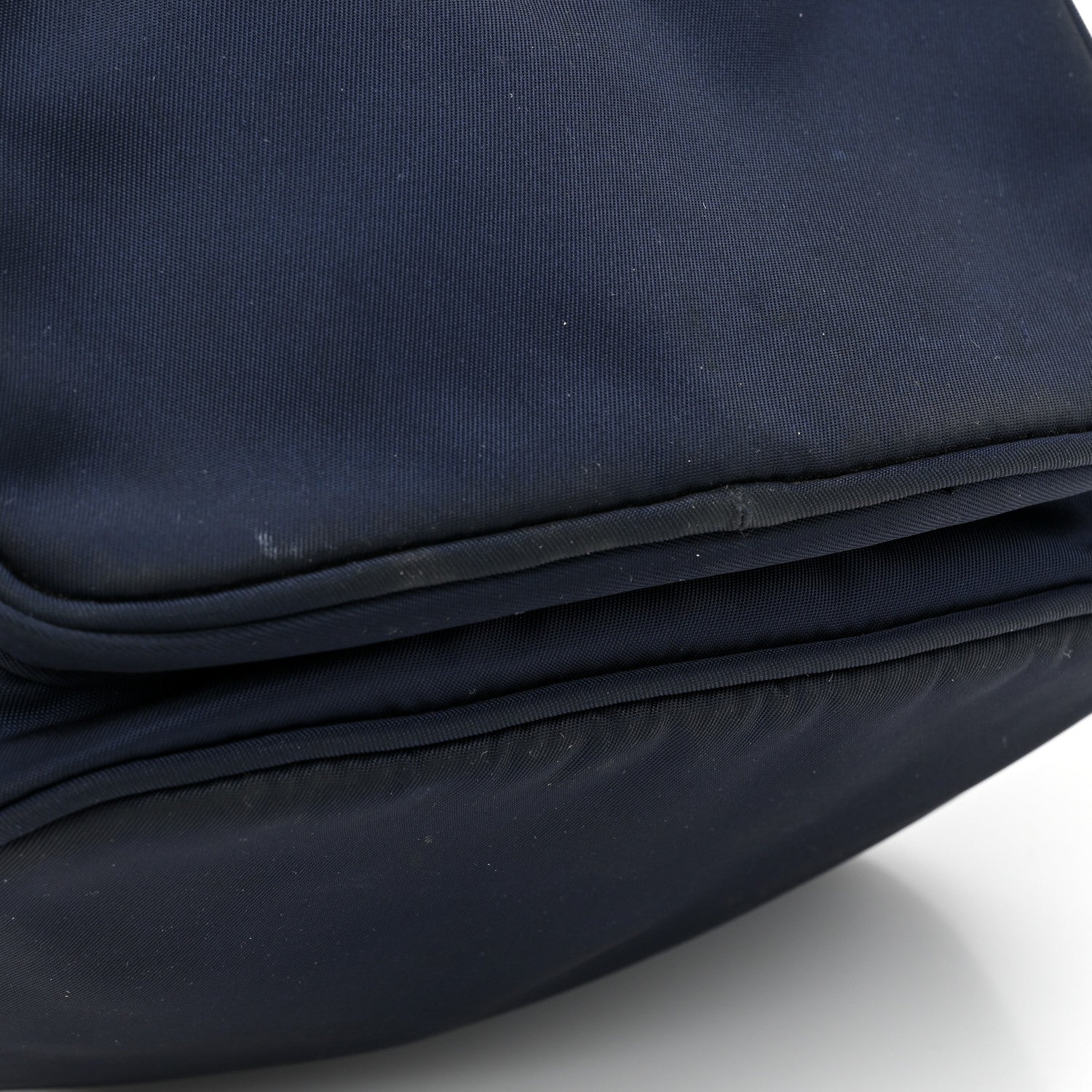 Prada Saffiano Tessuto Nylon Mini Bucket Crossbody Bag Navy 10 of 10