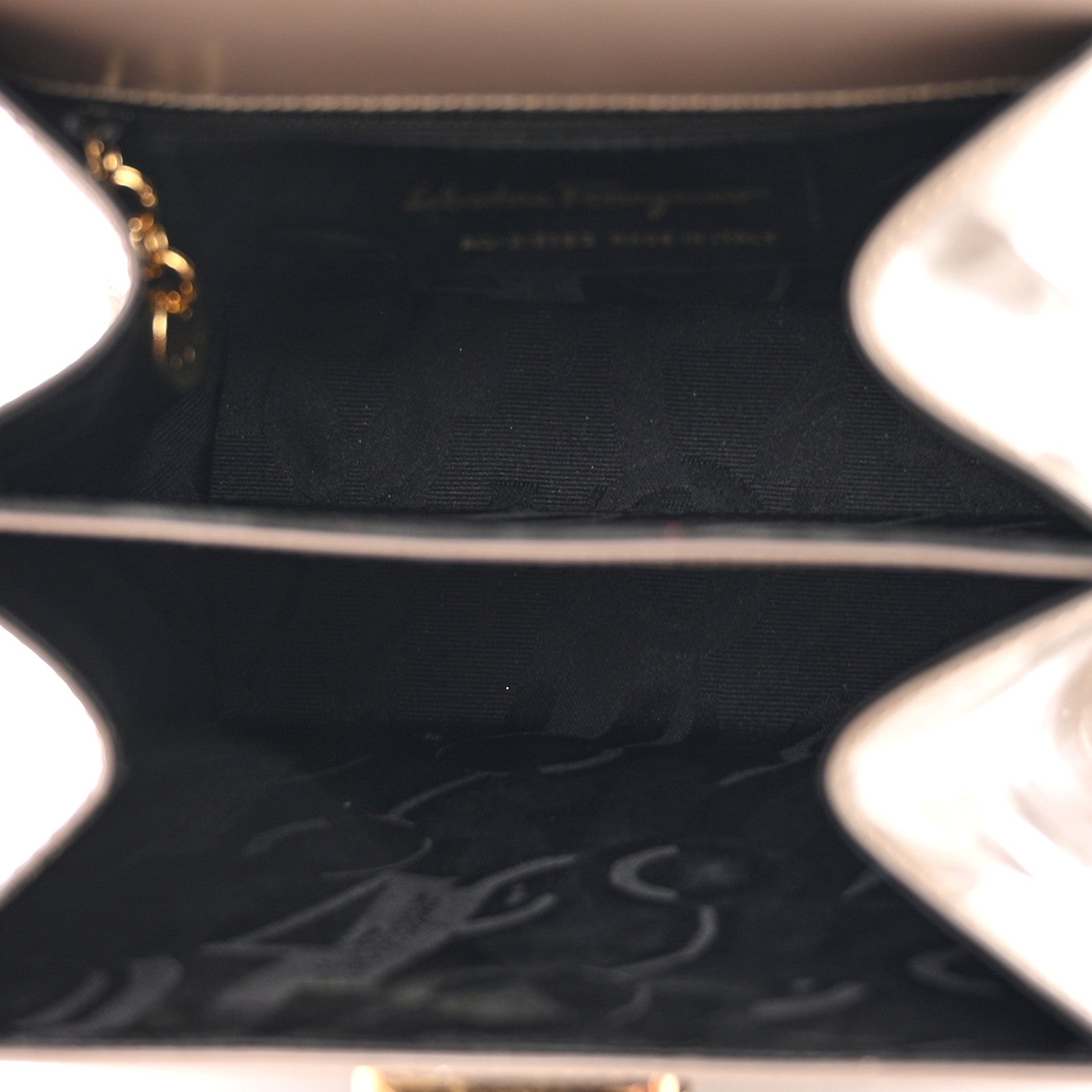 Salvatore Ferragamo Brushed Off Calfskin Small Iconic Top Handle Bag Grey 6 of 15