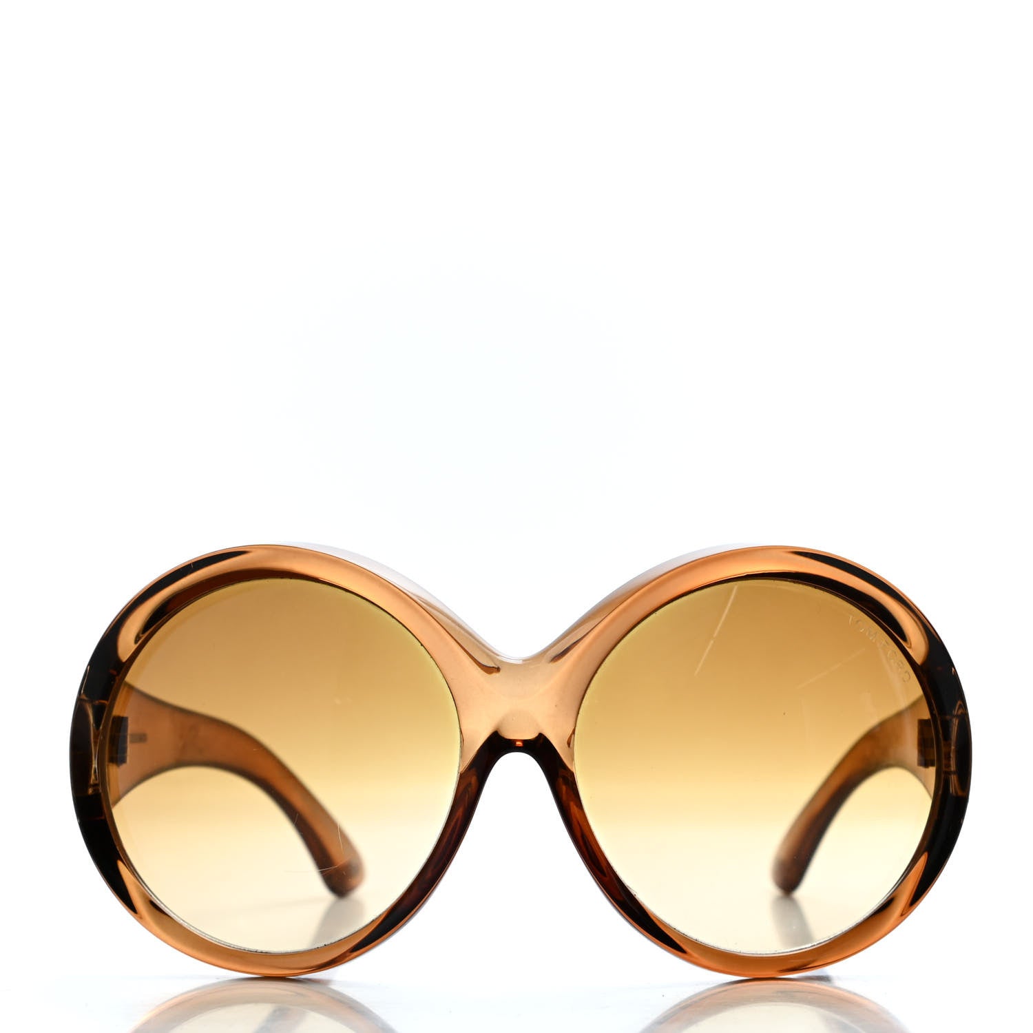 Tom Ford Ali Oversized Round Sunglasses TF0221 Brown 2 of 4