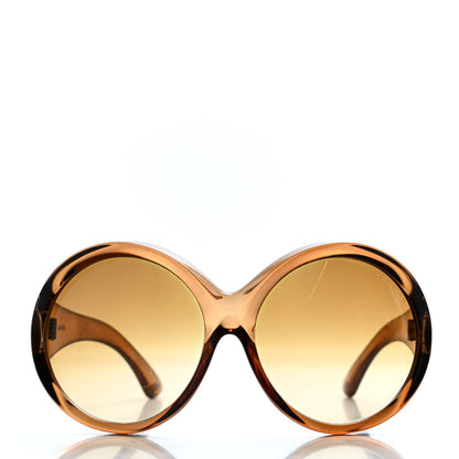 Tom Ford Ali Oversized Round Sunglasses TF0221 Brown 2 of 4