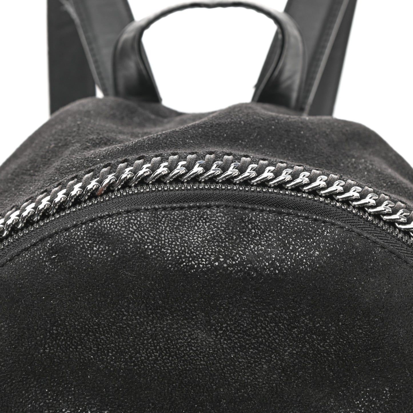 Shaggy Deer Small Falabella Backpack Black