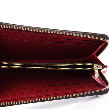 Louis Vuitton Damier Ebene Clemence Wallet Cherry 5 of 7