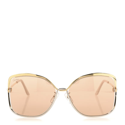 Cartier Metal Trinity Sunglasses CT0225SA 002 Gold Silver 2 of 8