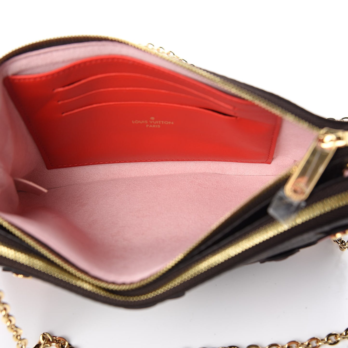 Monogram Blooming Flowers Double Zip Pochette