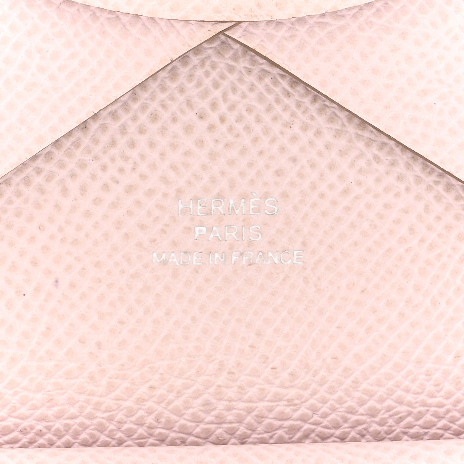 Hermes Epsom Calvi Duo Card Case Mauve Pale 6 of 11