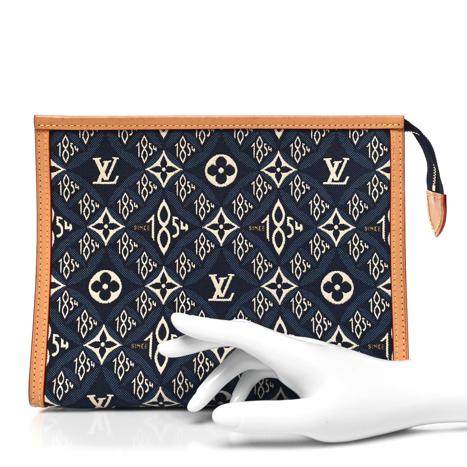 Louis Vuitton Jacquard Since 1854 Toiletry Pouch 26 Blue 2 of 10