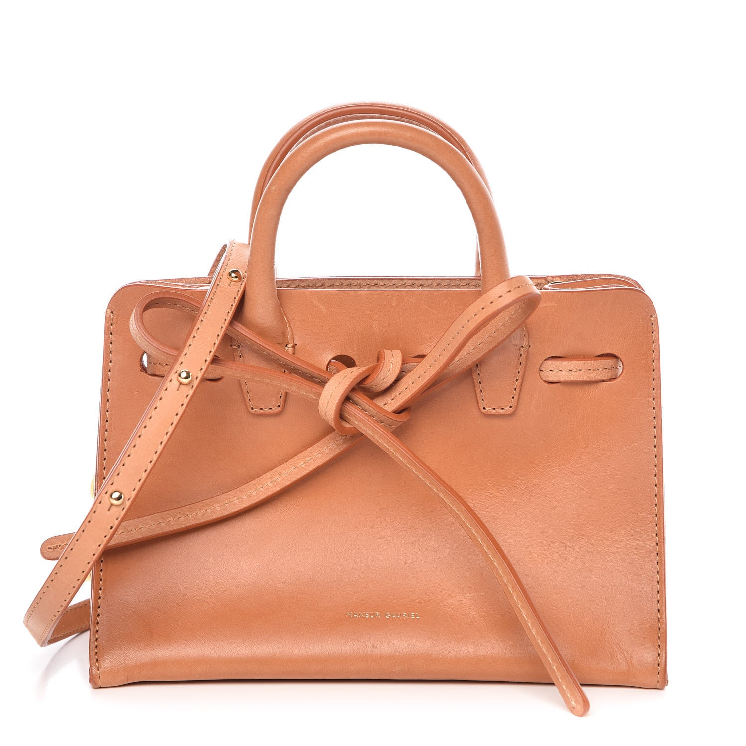 Mansur Gavriel Calfskin Mini Mini Sun Bag Cammello 1 of 16