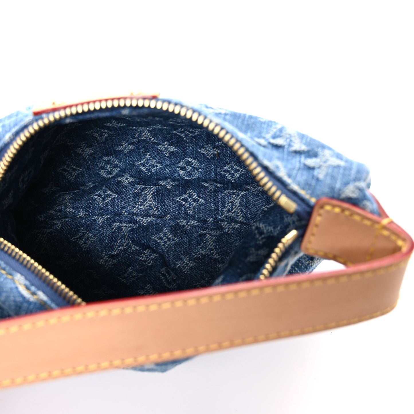 Monogram Denim Hills Pochette Blue
