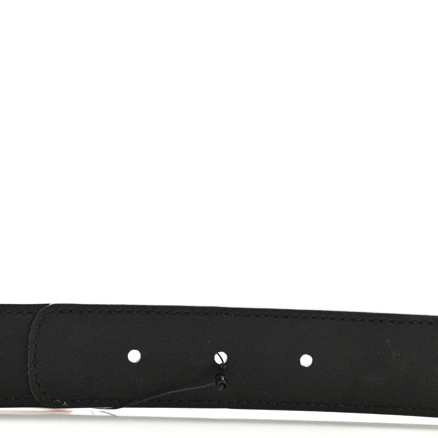 Gucci GG Supreme Monogram Matte Plutone Calfskin Double G 30mm Belt 70 28 Beige Ebony Black 4 of 7