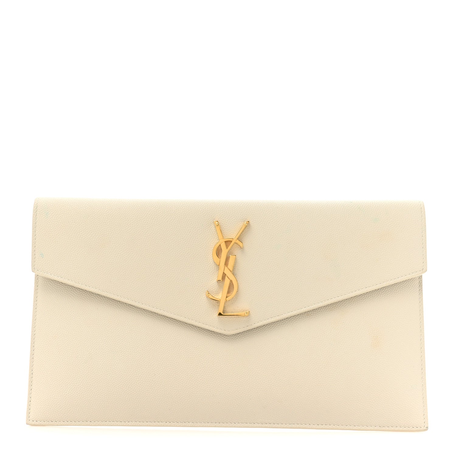 Saint Laurent Grain De Poudre Uptown Pouch Crema Soft 1 of 12