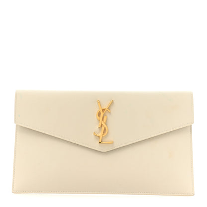 Saint Laurent Grain De Poudre Uptown Pouch Crema Soft 1 of 12