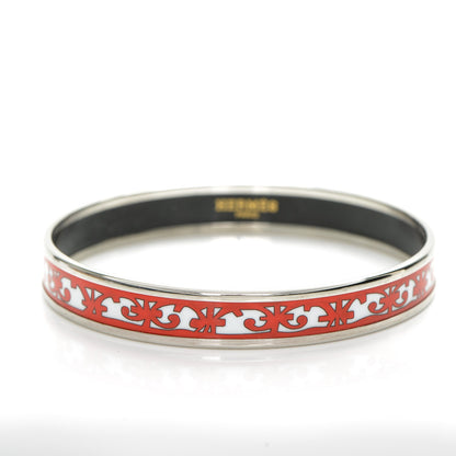 Hermes Enamel Printed Narrow Balcons Du Guadalquivir Bracelet 70 3 of 5