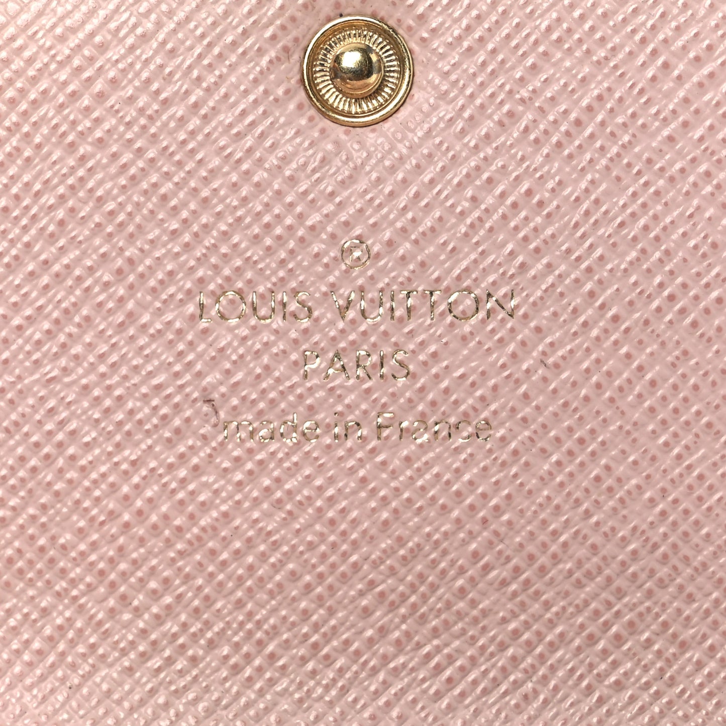 Damier Ebene Multicles 6 Key Holder Rose Ballerine