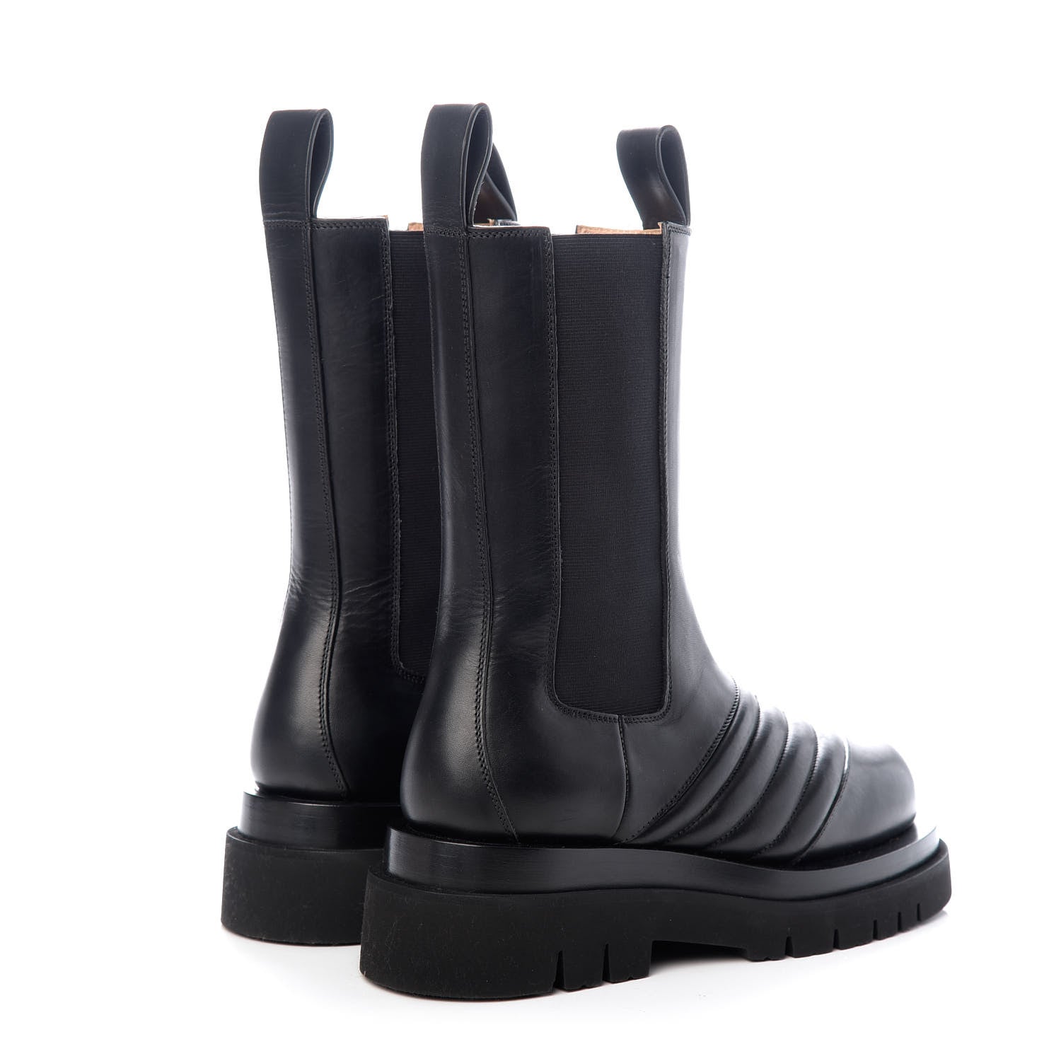 Bottega Veneta Calfskin Chelsea Boots 38 Black 4 of 10