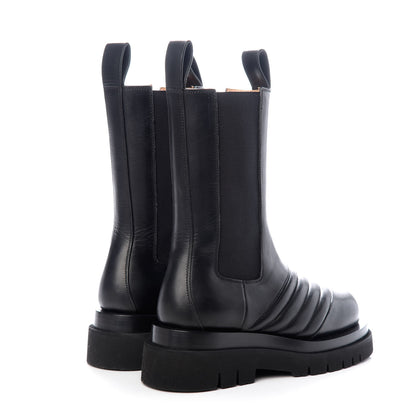 Bottega Veneta Calfskin Chelsea Boots 38 Black 4 of 10