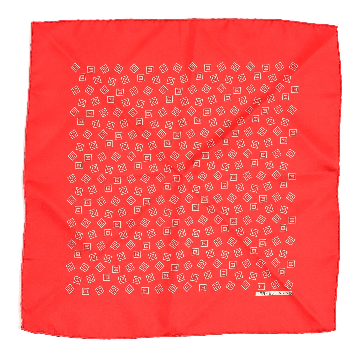 Hermes Silk Bolduc Pocket Square Scarf 2 of 6