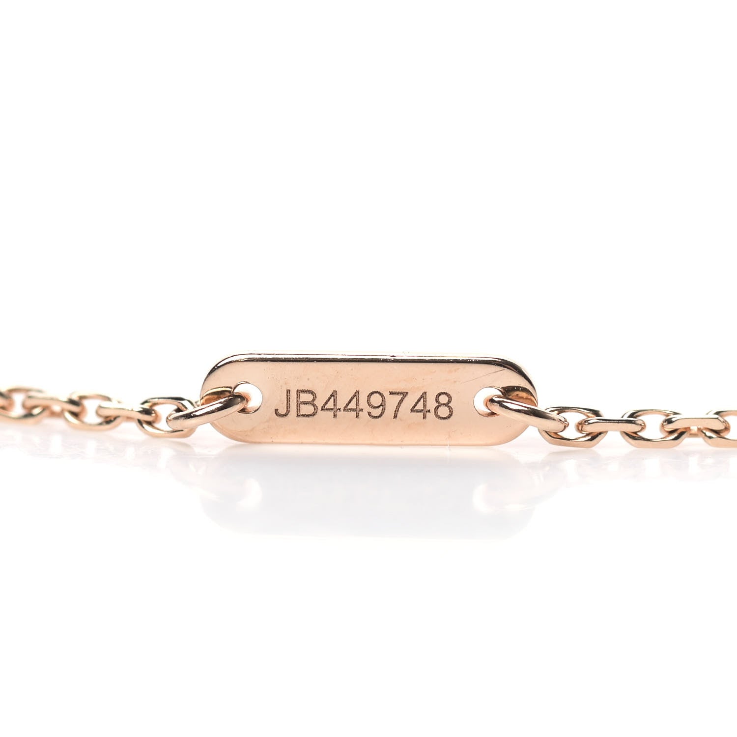 Van Cleef & Arpels 18K Rose Gold Sweet Alhambra Pendant Necklace 4 of 5