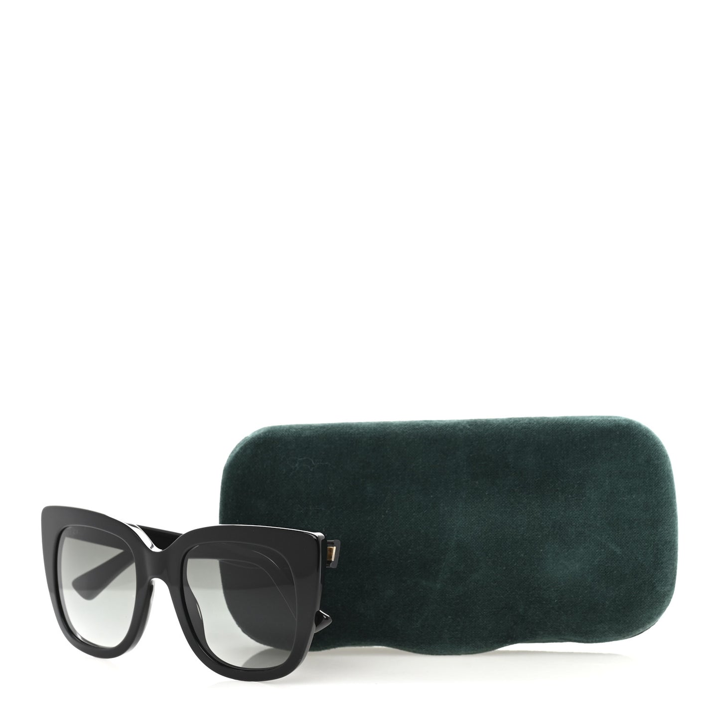 Acetate Cat Eye Sunglasses GG0163S Black
