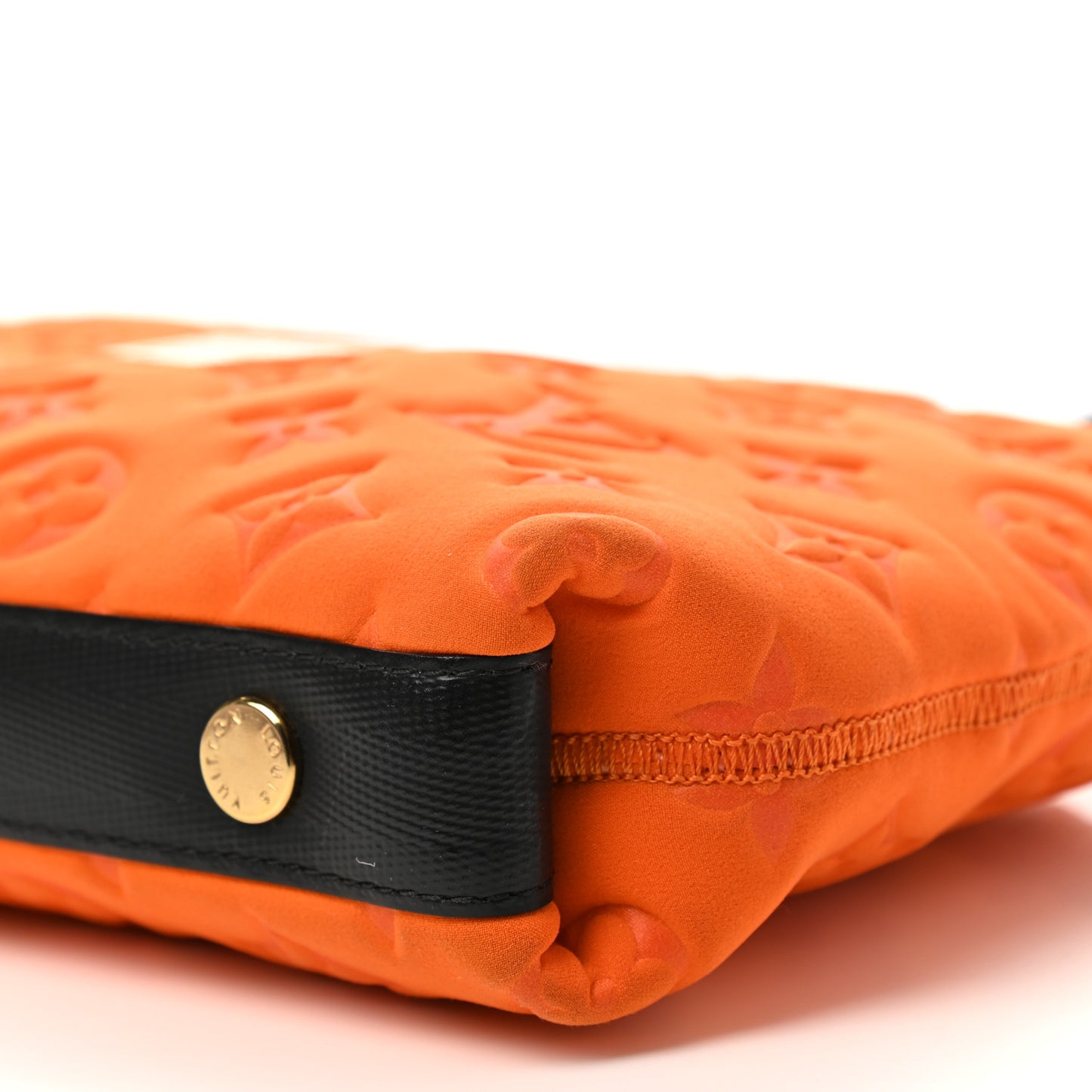Monogram Scuba Clutch Pochette Orange