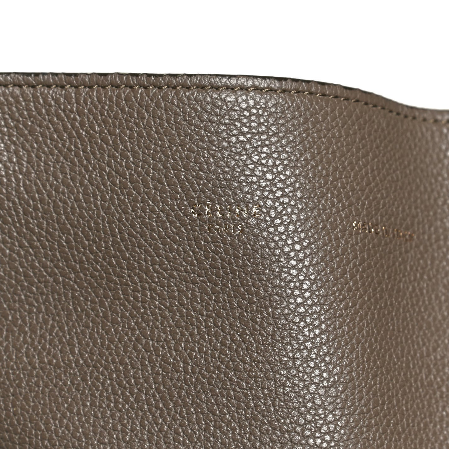Soft Grained Calfskin Small Belt Cabas Phantom Taupe