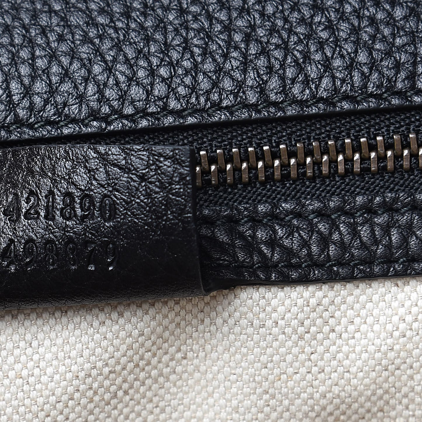 Calfskin Small GG Marmont Top Handle Bag Black