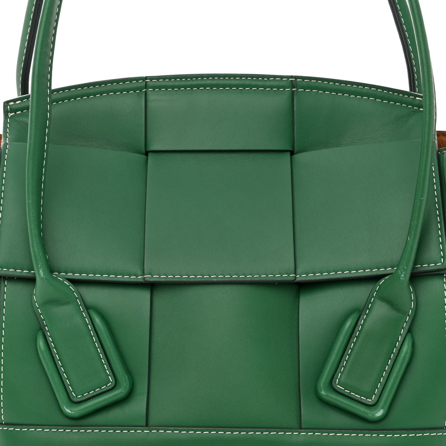Bottega Veneta French Calfskin Maxi Intrecciato Arco 33 Racing Green 8 of 14