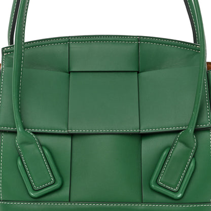 Bottega Veneta French Calfskin Maxi Intrecciato Arco 33 Racing Green 8 of 14